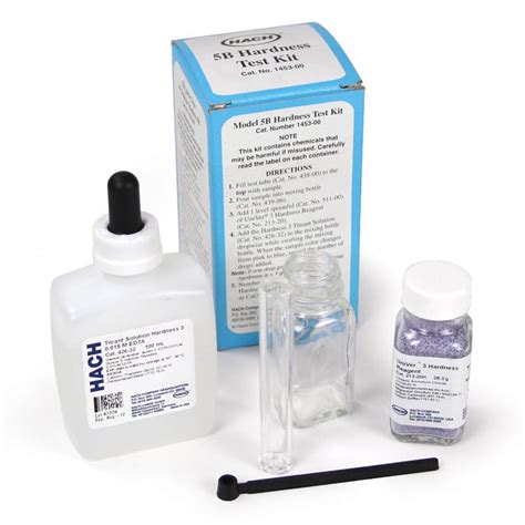 electric water hardness tester|hach water quality test kit.